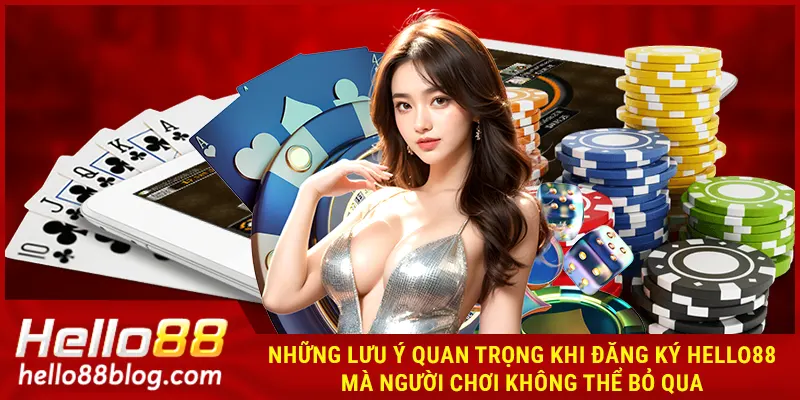 Những lưu ý quan trọng khi đăng ký HELLO88 mà người chơi không thể bỏ qua