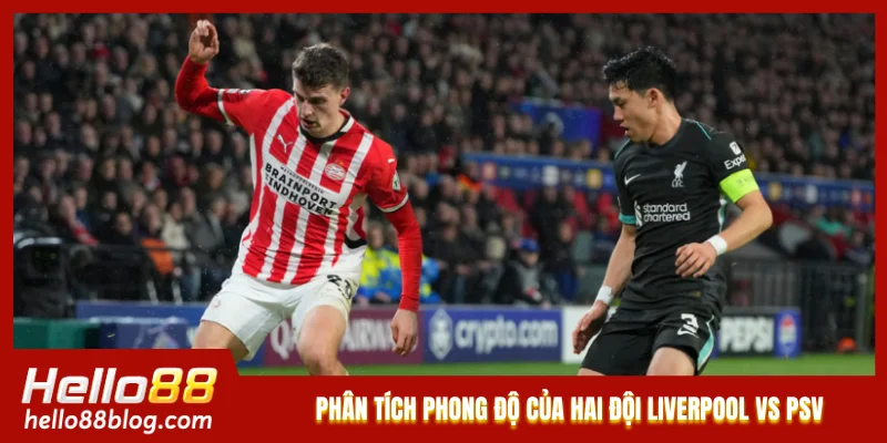 Phân tích phong độ của hai đội Liverpool vs PSV
